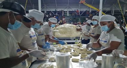 Récord Guinnes: El queso en bola más grande del mundo está en Pijijiapan, Chiapas