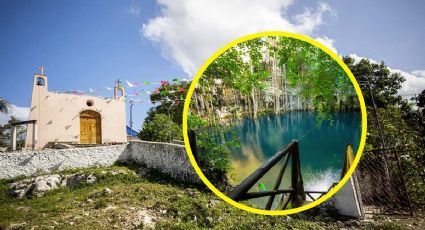 En México existe un hermoso cenote debajo de iglesia, visítalo