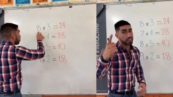Así da clases este maestro de Tamaulipas, ¿matemáticas con corridos? | VIDEO