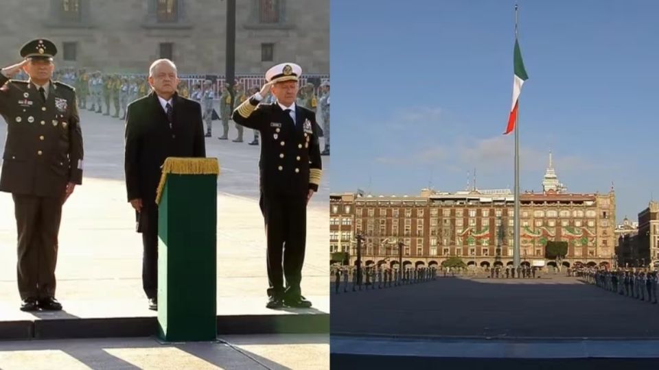 El presidente mexicano encabezó el evento conmemorativo, en el que no dio ningún discurso por la naturaleza del hecho