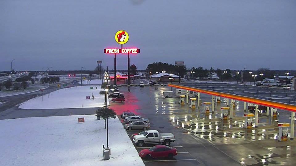 Un letrero de Buc-ee's sufrió un incidente por el calor de Texas