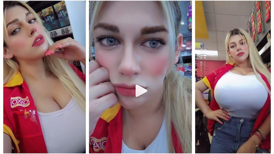 Valeria Rose es la nueva cajera del Oxxo que impacta en redes sociales.