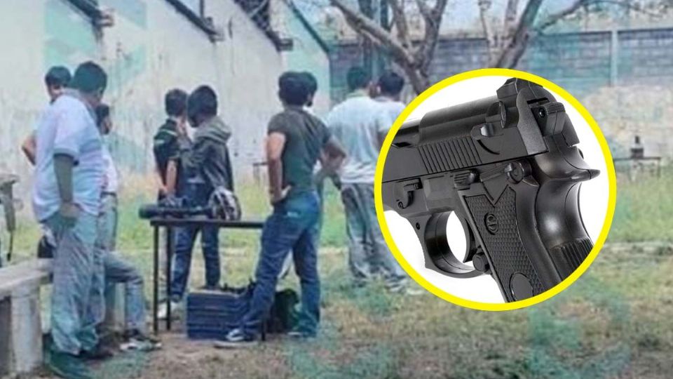 Encuentran campo de tiro en escuela secundaria de San Luis Potosí