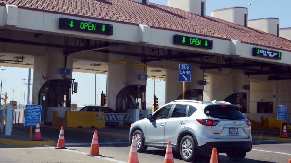 Así se encuentra el tráfico en los puentes internacionales.