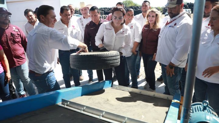 Arranca trituradora de llantas en Nuevo Laredo; procesará 40 mil piezas al mes