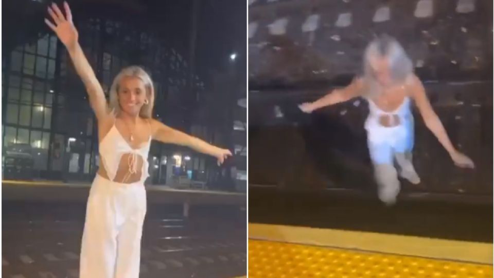 ¡Qué accidente! Joven cayó a las vías del Metro por grabar TikTok