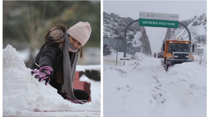 Nieve y aguanieve en México por nueva masa de aire frío y frente frío 26, ¿en qué estados?