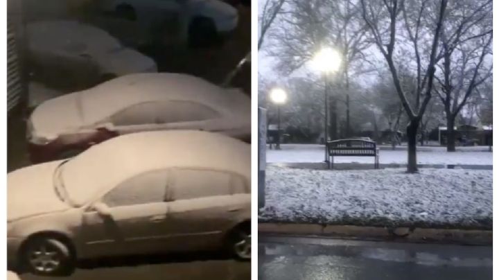 Cae aguanieve en municipios de Nuevo León; se congelan carreteras | VIDEOS