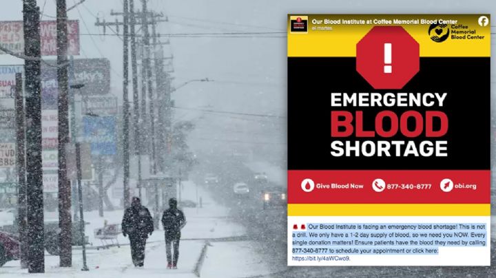 Crisis de donantes de sangre en Texas; centro solo tiene suministro para uno o dos días