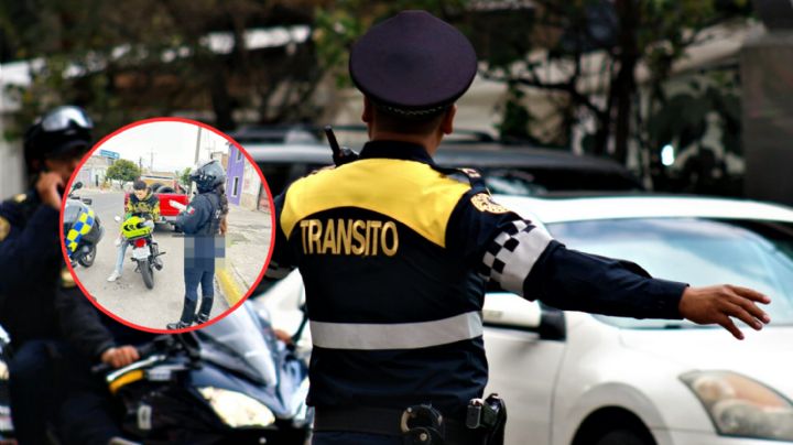 Una agente de tránsito causa sensación en redes sociales; así reaccionaron los internautas