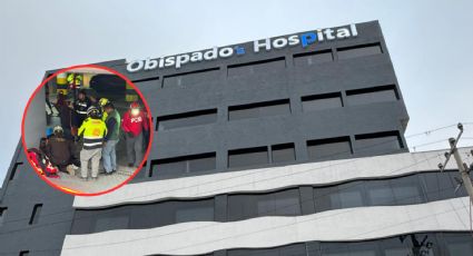 Elevador de hospital se desploma con 11 personas en su interior en Monterrey