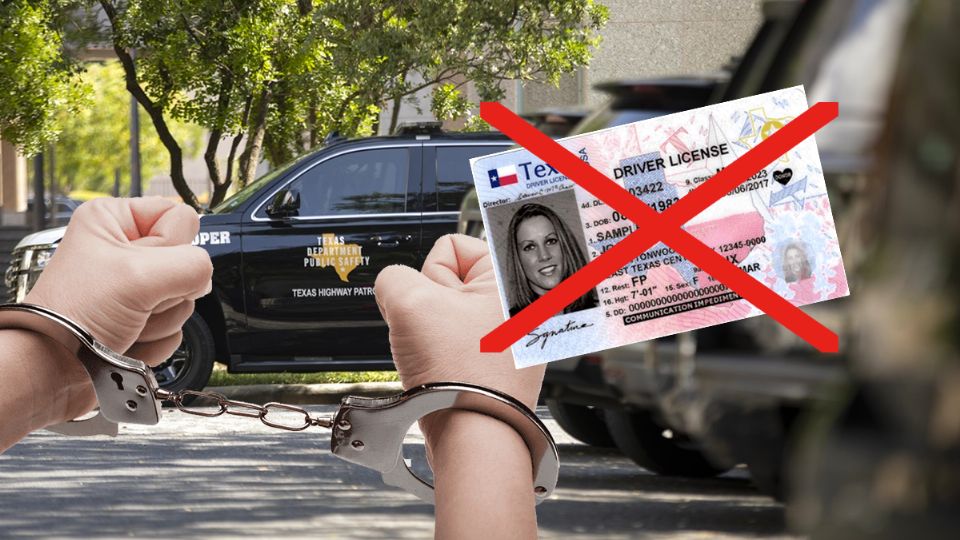 Si en Texas se conduce sin licencia será acreedor a multas y hasta cárcel