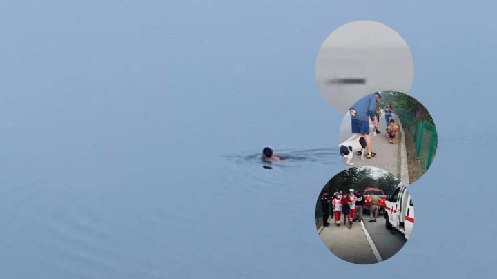 Joven se lanza en busca de cocodrilo a la Laguna del Carpintero | FOTOS y VIDEO