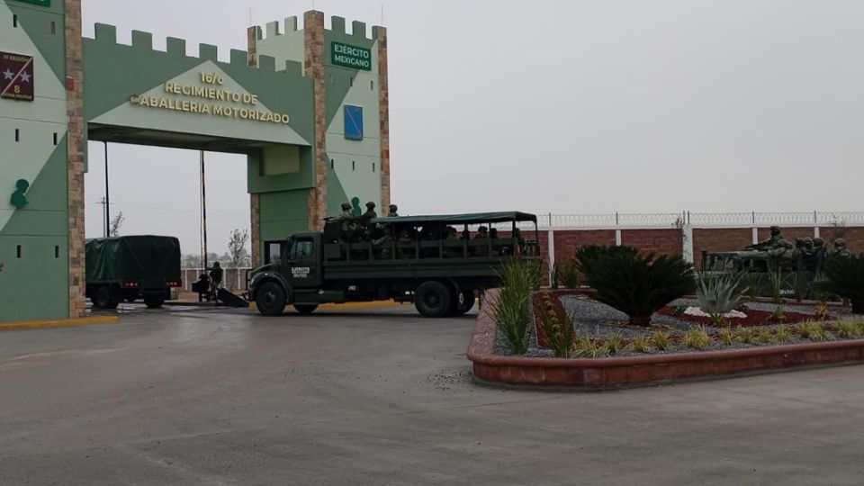 Arribo de 300 militares a Nuevo Laredo