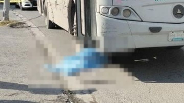 Abuelito muere tras ser arrollado por camión urbano; intentaba cruzar la calle