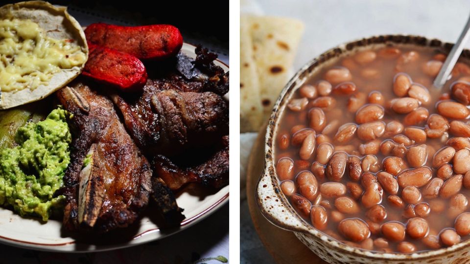 Carne asada vs. frijolitos