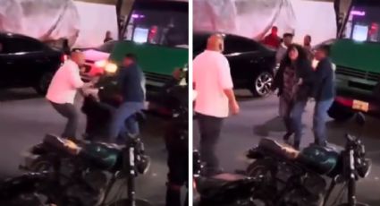 '¡Eso querías, ¿no?!'; chofer golpea brutalmente, patea y jalonea del cabello a mujer | VIDEO