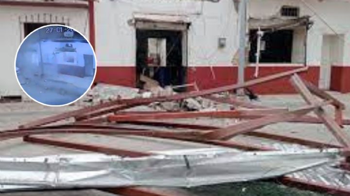 Fuerte explosión en chicharronería por fuga de gas I VIDEO