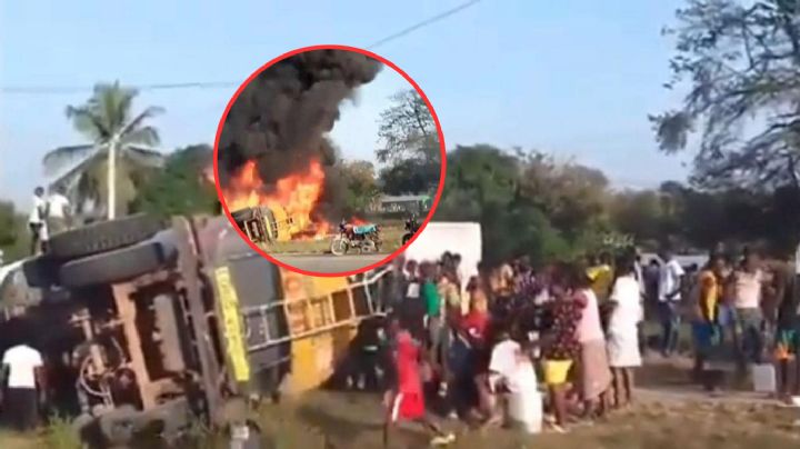 Explosión deja 40 muertos y 83 heridos por andar 'rapiñando' gasolina