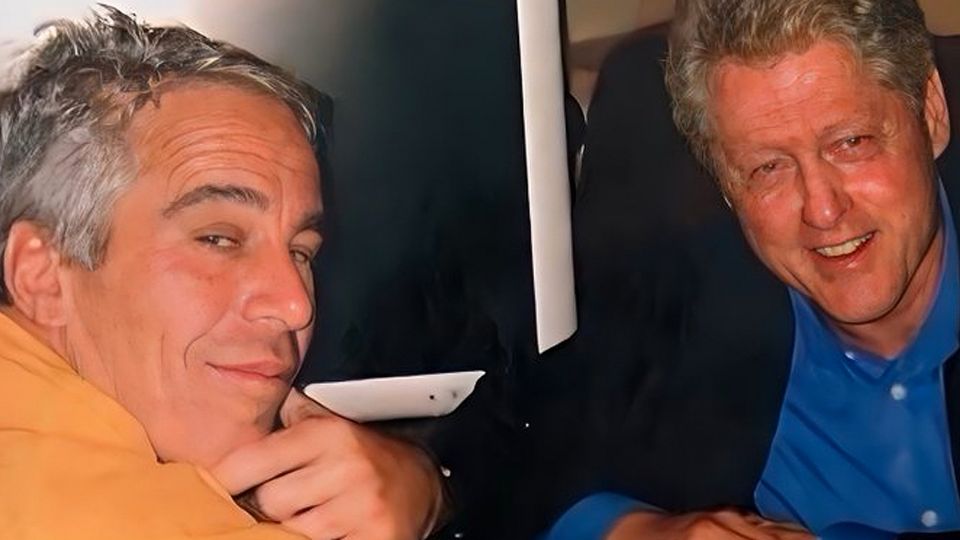 Jeffery Epstein y Bill Clinton