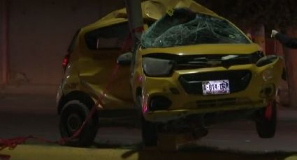 Abuelito muere en impactante accidente vial;  auto quedó partido por la mitad