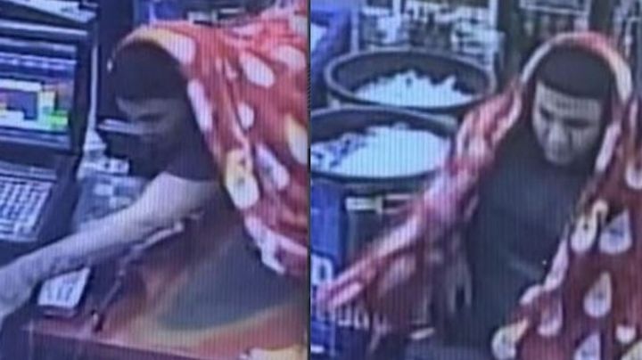 Sale a robar con cobijita; lo buscan en Laredo por atraco violento