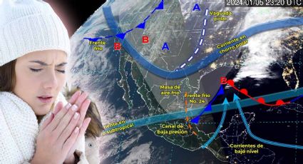 Prepárate: Frente Frío 25 y Tormenta Invernal vienen con -15 grados, nieve, lluvias y heladas