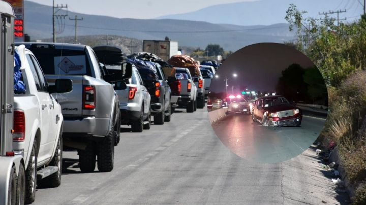 Presuntos paisanos abandonaron camioneta tras chocar en Nuevo Laredo; escaparon a Estados Unidos