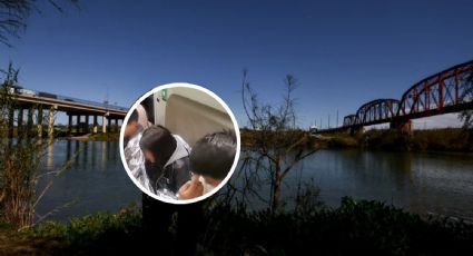 Rescatan a madre e hijos con signos de hipotermia, tenían siete horas en el Río Bravo I VIDEO