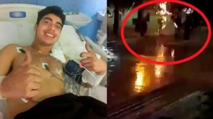 Rayo cae sobre joven en plena vía; sobrevive de milagro al impacto | VIDEO