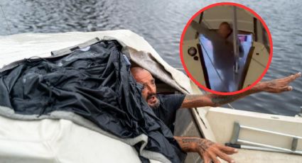 Resiste al huracán Milton dentro de su velero; lo apodan 'teniente Dan' I VIDEO
