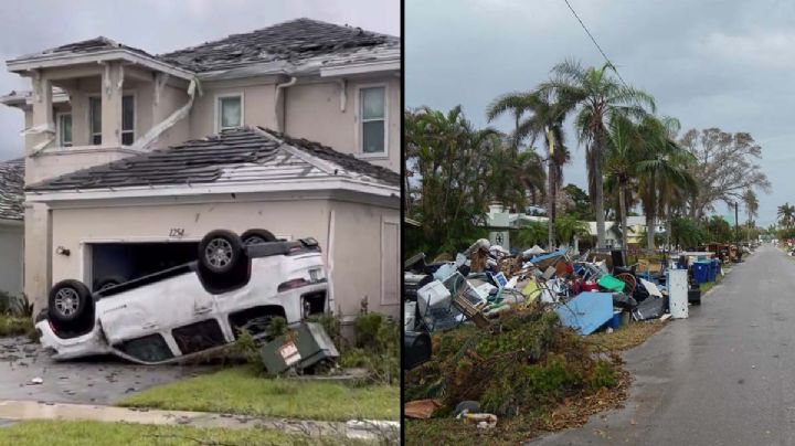 IMÁGENES IMPACTANTES que dejó el huracán Milton en Florida