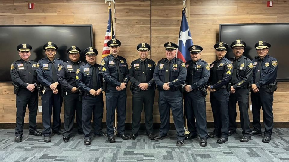 Se dieron a conocer los nuevos nombramientos en la Policía de Laredo.