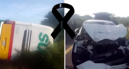 Trágico carreterazo: choque de autobús y coche deja un muerto y 20 heridos