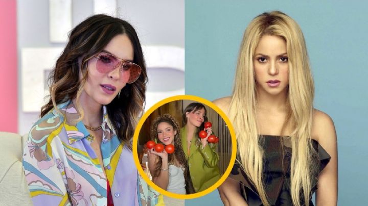 Belinda le 'roba' su pizza a Shakira: '¿cuántos pedazos te has comido?'