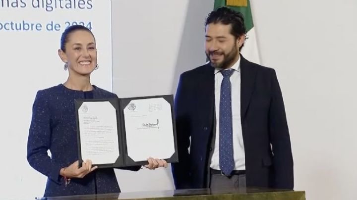 Sheinbaum firma iniciativa de reforma para regular a empleados en plataformas digitales; así funcionará