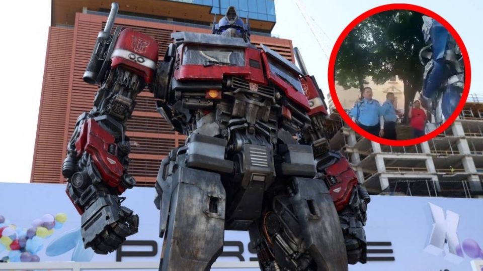 Optimus Prime causó sensación en Mérida.