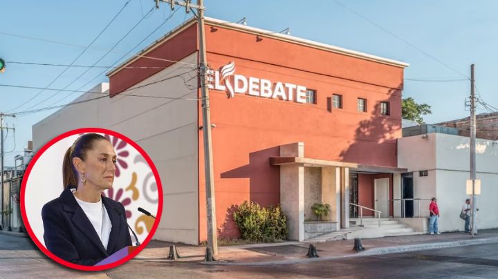 Sheinbaum condena ataque a periódico El Debate en Culiacán; promete investigaciones