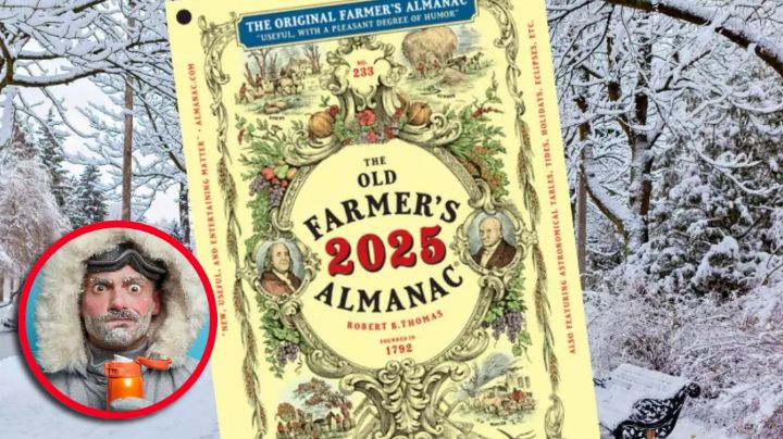 Un ‘torbellino húmedo’: así será el invierno en Estados Unidos, según ‘The Farmers Almanac'