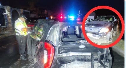 Nuevo Laredo: borracho le pisa al acelerador y choca brutalmente contra camioneta en la Voluntad 3