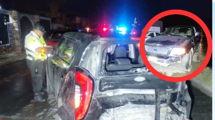 Nuevo Laredo: borracho le pisa al acelerador y choca brutalmente contra camioneta en la Voluntad 3