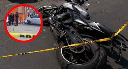 Estudiante de la Prepa 1 muere prensado; auto lo embistió mientras iba en su moto | VIDEO