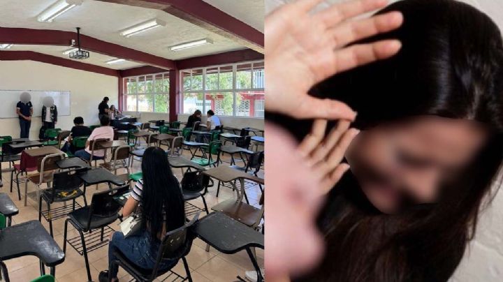 Mujer entra al CETIS y golpea a su hija frente a sus compañeros | FOTOS