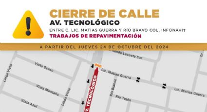 Cierran importante avenida de la ciudad por obras de repavimentación; ¿de cuál se trata?