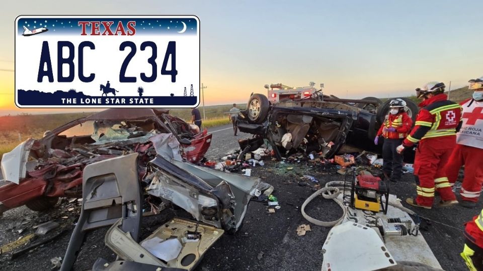 Una camioneta proveniente de Texas chocó en la carretera Saltillo-Monclova