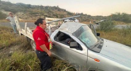 Nuevamente reportan accidente en la Saltillo-Monclova; borrachos se salieron del camino