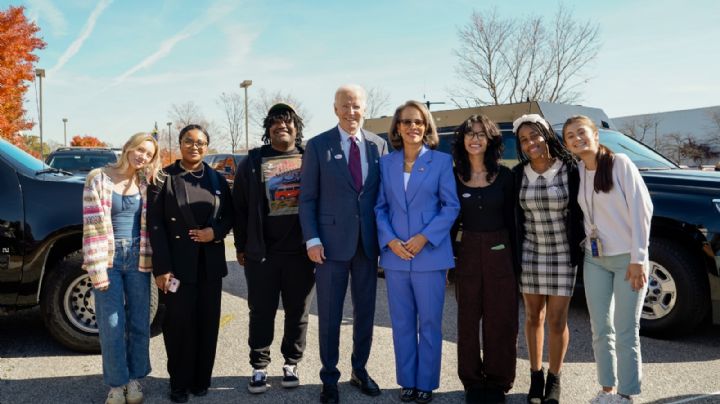 Joe Biden vota anticipadamente en Delaware
