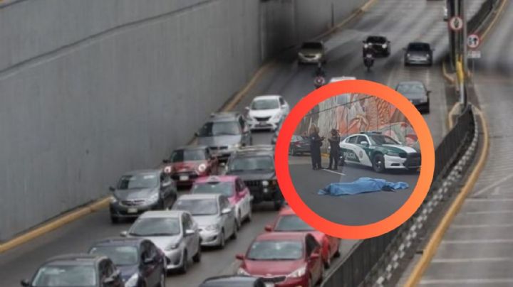 Hombre limpiaparabrisas se arroja de puente; cayó sobre un auto en movimiento | VIDEO