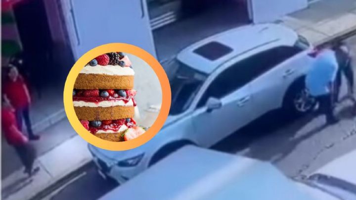 Le roban a mujer su camioneta y pastel de cumpleaños; la víctima no fue apoyada | VIDEO
