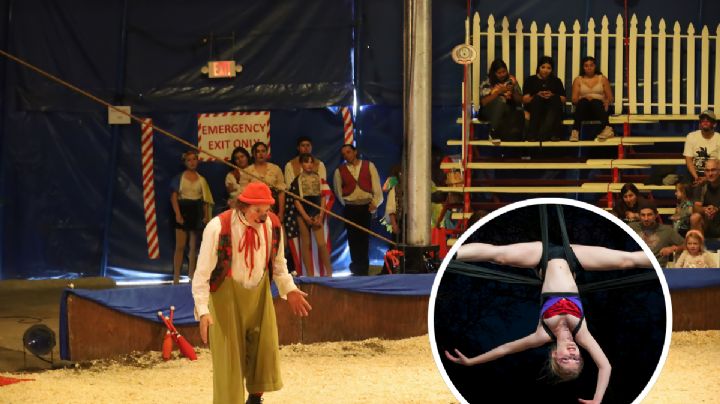 Circo del horror: payaso acróbata cae en pleno show; el público presenció el momento
